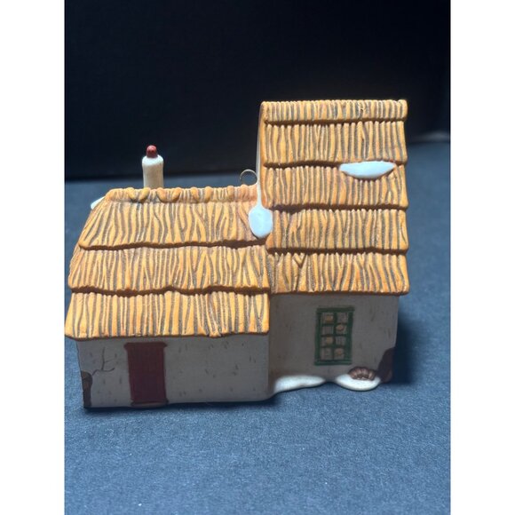 Department 56 Dickens Village Bob Cratchit Tiny Tim Lighted Ornament Vintage 80s - Picture 4 of 10